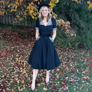 Tatyana Clothing Trixie Dress sz 1X 16 pinup retro vintage swing